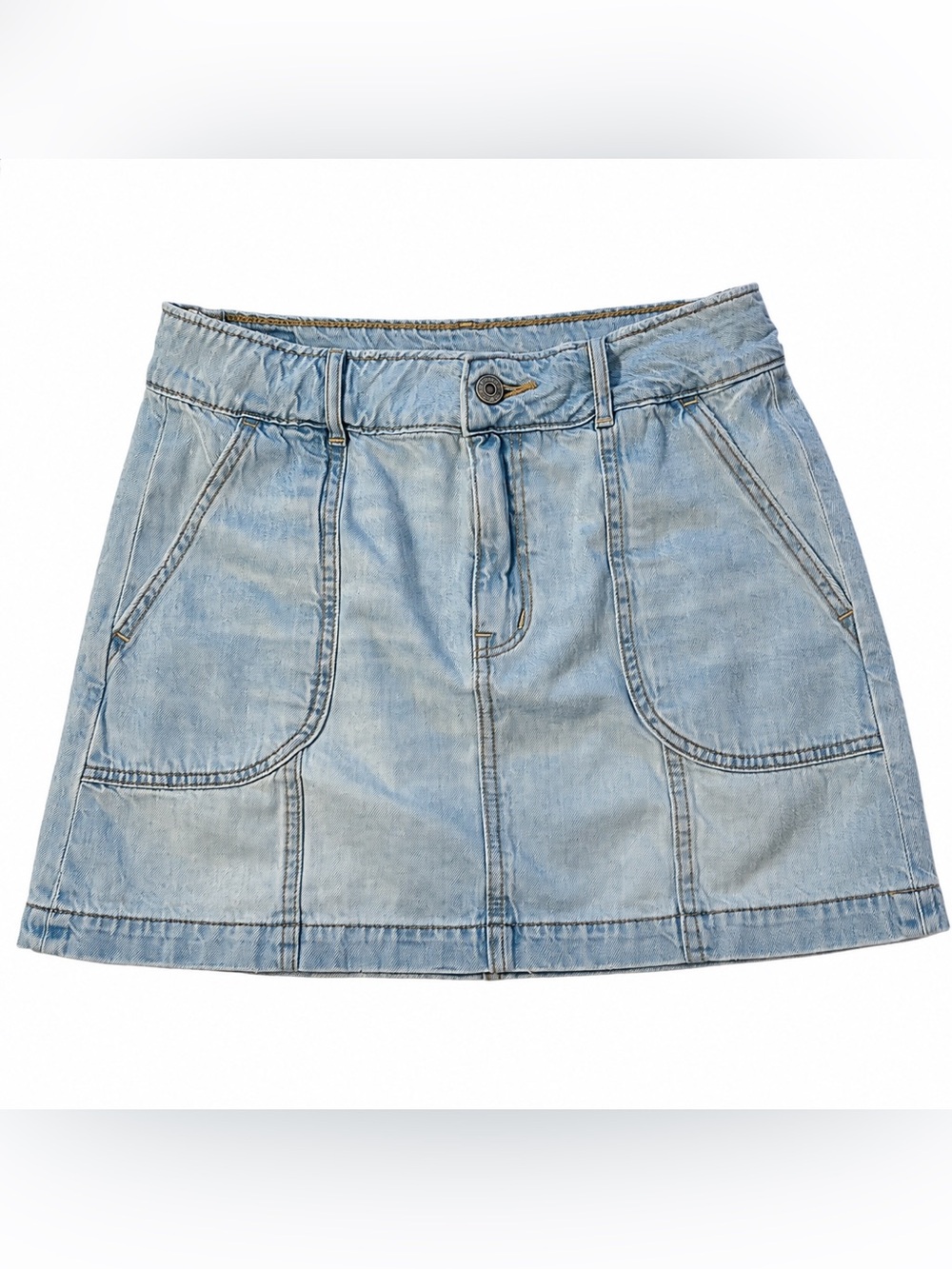 American Eagle Outfitters Light Blue Denim Mini Skirt size 6